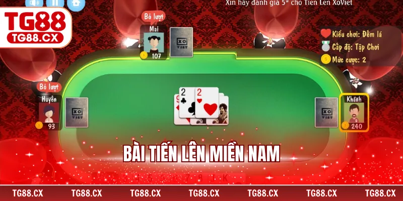 Bài Tiến Lên Miền Nam Tại TG88 Chuẩn Luật Truyền Thống