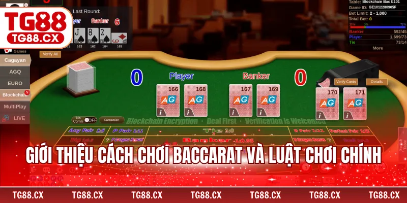 Giới thiệu cách chơi Baccarat và luật chơi chính