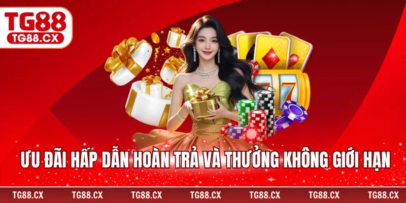 Ưu đãi hấp dẫn hoàn trả và thưởng không giới hạn